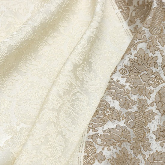  Panel V-90 Damask Wholesale Jacquard Background Curtain Fabrics Living Room and Bedroom Curtains 10 Models  300x300 cm 100% Polyester